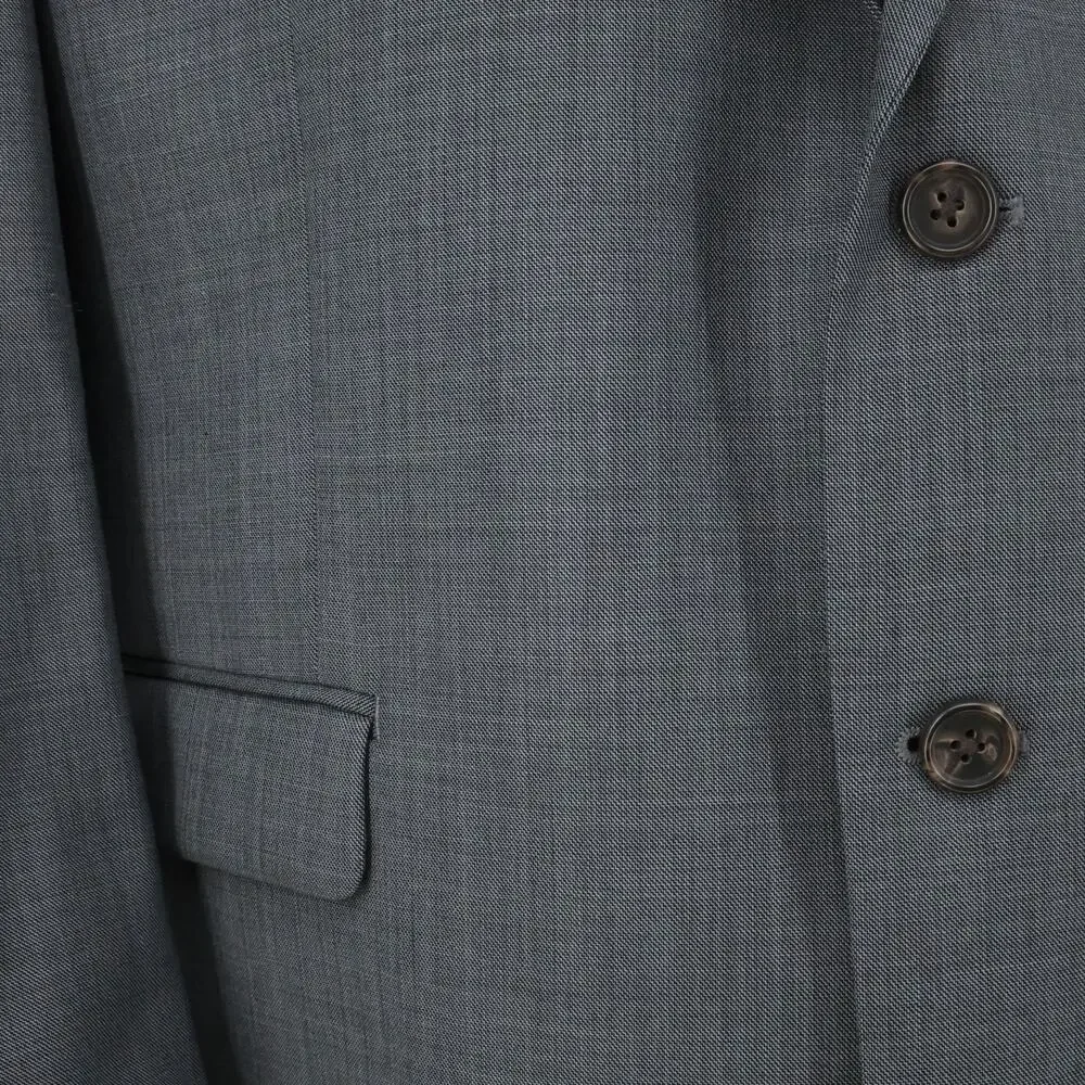 LRL Ralph Lauren Sport Coat Mens 44R Gray Wool Lined Blazer Jacket Preppy